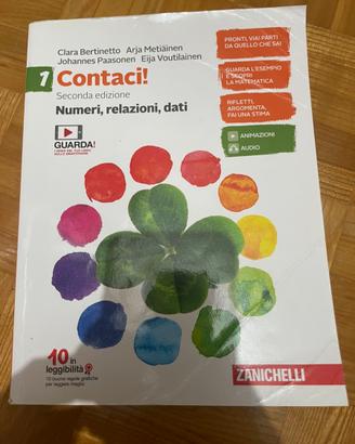 Libro matematica scuole medie “contaci 1”