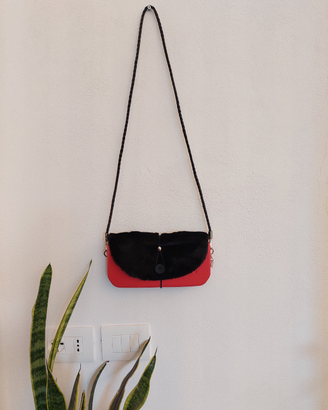 Borsa pochette Ju'sto JUSTO pink tipo O'Bag