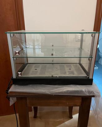 Vetrinetta riscaldata per cornetti e brioches