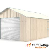 Baracca cantiere box 438x724 con saracinesca beige