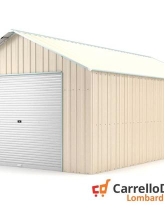 Baracca cantiere box 438x724 con saracinesca beige