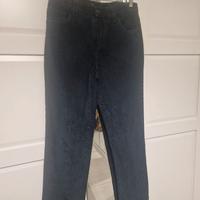 PANTALONE SCOUT IN VELLUTO BLU A COSTE