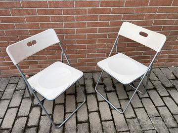 N. 2 sedie Ikea Nick colore bianco