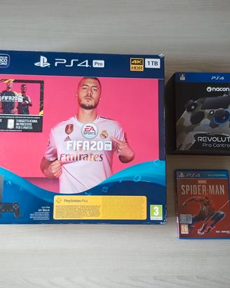 Sony PlayStation 4 Pro 1 TB 4K HDR + Pad Nacon + S