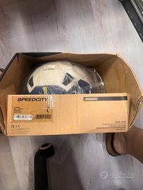 Casco speedcity- cream blue mavic