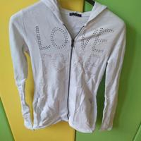 Felpa bianca Benetton 