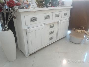 credenza shabby industrial, nuova 