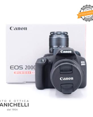 Canon 2000D 9111 Scatti + 18-55 IS II Usato (G659)
