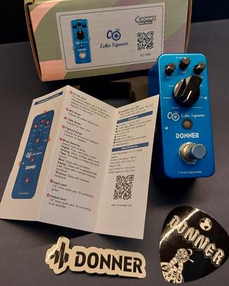 Donner Echo Square, pedale effetto delay chitarra