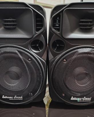 Coppia casse amplificate Extreme sound van m Power
