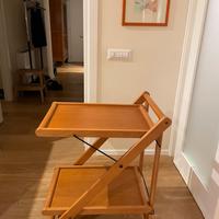 Carrellino portavivande Foppapedretti in legno