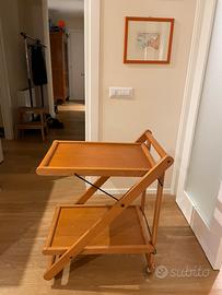 Carrellino portavivande Foppapedretti in legno