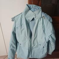 Giacca a vento LEGEA azzurra 