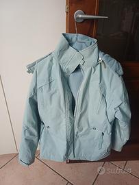 Giacca a vento LEGEA azzurra 