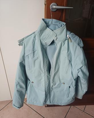 Giacca a vento LEGEA azzurra 