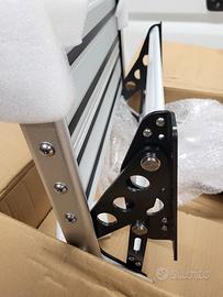 scalino camper estensibile con led 12v in allumini