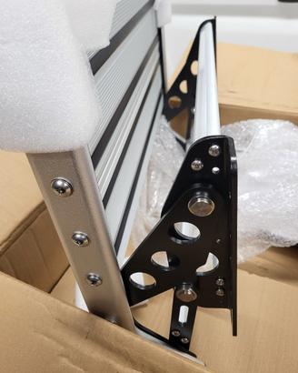 scalino camper estensibile con led 12v in allumini
