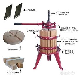Torchio per  Vino da 70 litri