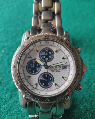 Orologio Cronografo LOTUS in acciaio