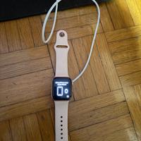 apple watch 4 40 mm gold aluminum pink sand sport