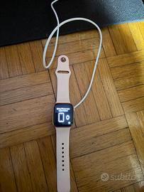 apple watch 4 40 mm gold aluminum pink sand sport