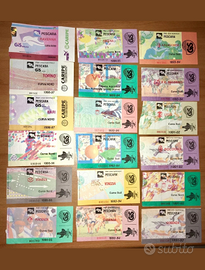 Pescara Calcio Biglietti Tickets Anni 90