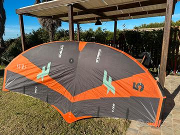 Vela wing foil FONE strike V4 5.0m Boma carbonio