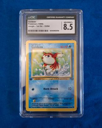 Carta Pokemon Goldeen Set Jungle 53/64 ENG CGC 8,5