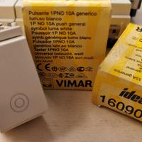 VIMAR IDEA 16090.B - Pulsante 1PNO Luminoso