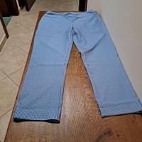 pantalone estivo a quadretti 