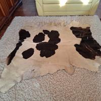 Tappeto mucca naturale