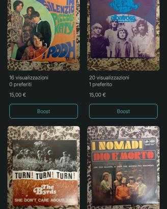 Vasta Collezione Vinili 33 e 45 Giri 