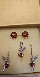 ORECCHINI a BOTTONE + PARURE ORECCHINI e CIONDOLO