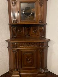 Credenza l’ancolare in noce massello