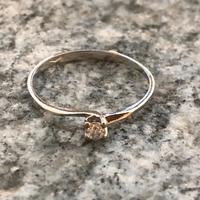 Solitario Nuovo in Oro 750 e Diamante Naturale