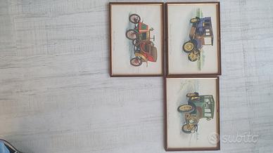 quadri stampe auto 1900