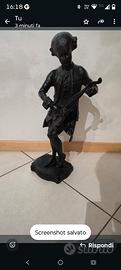 Mozart bambino in bronzo 