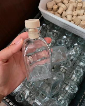 Bottiglietta  da 125 ml di vetro