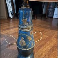 Lampada da tavolo vintage stile orientale