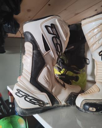 Stivali moto TCX bianco/nero misura 35