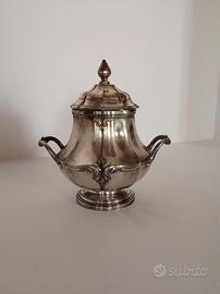 Servizio da the in peltro inizio '900