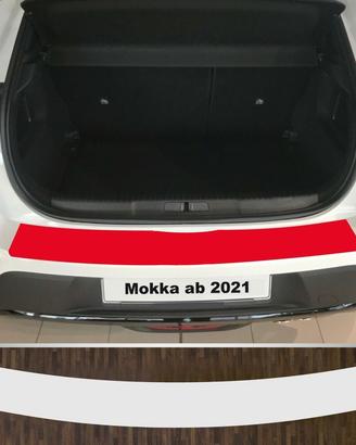 Opel Mokka pellicola trasparente soglia bagagliaio