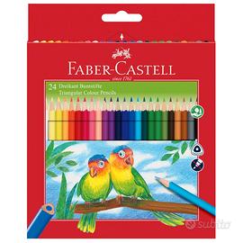 24 Pastelli colorati eco Faber Castell🆕