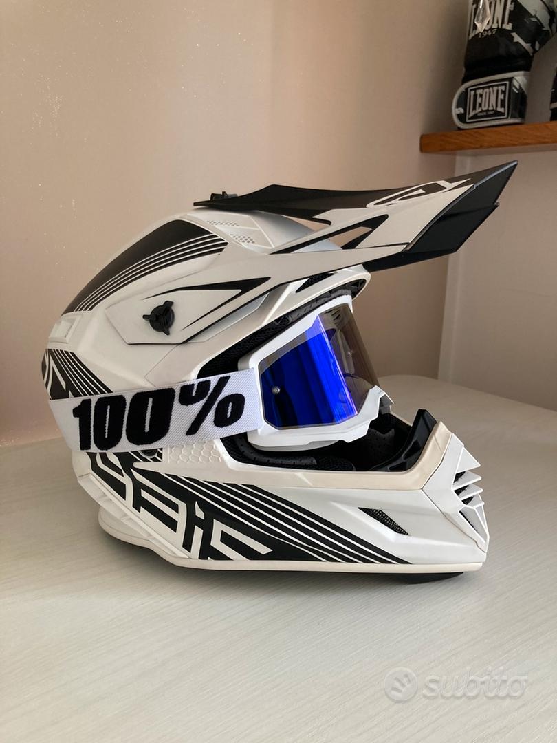 Maschera hot sale casco cross