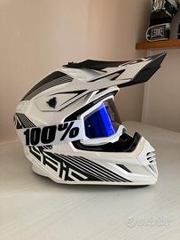 Casco da cross acerbis con maschera - Accessori Moto In vendita a Padova