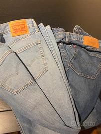 Stock 2 jeans Levi’s 512 e 502 nuovi