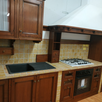 Cucina in muratura, legno massello NUOVA