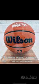 Pallone da Basket Autografato da Magic Johnson
