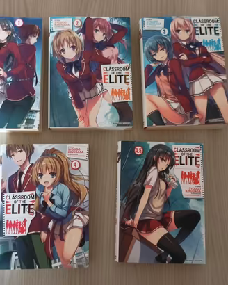 Classroom of the Elite - da volume 1 a volume 4.5