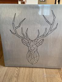 quadro di tela ikea cervo